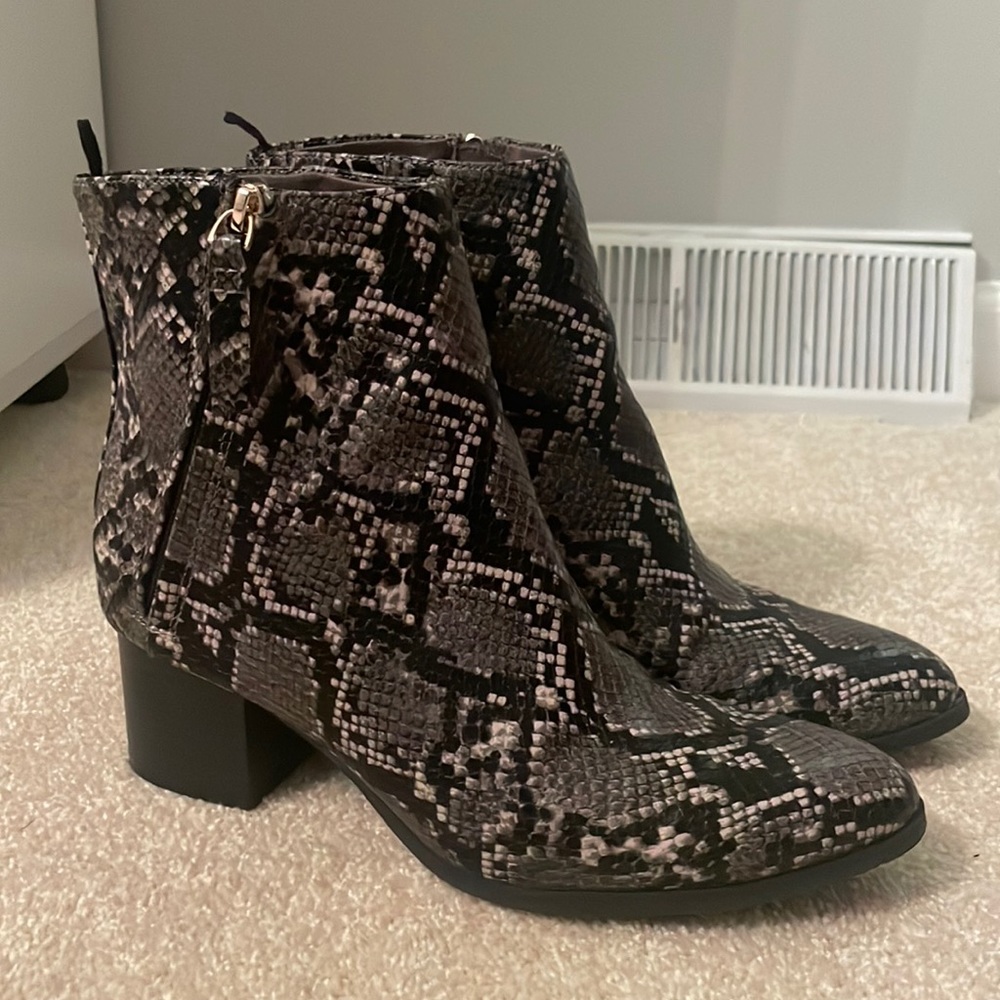 Snake Skin Boots